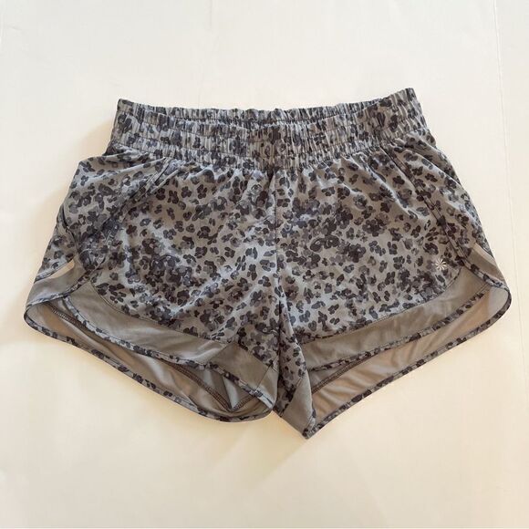 🍋 Athleta •Women’s Mesh Racer Run MidRise Athletic Shorts w/Built in Brief Sz S - Picture 1 of 7